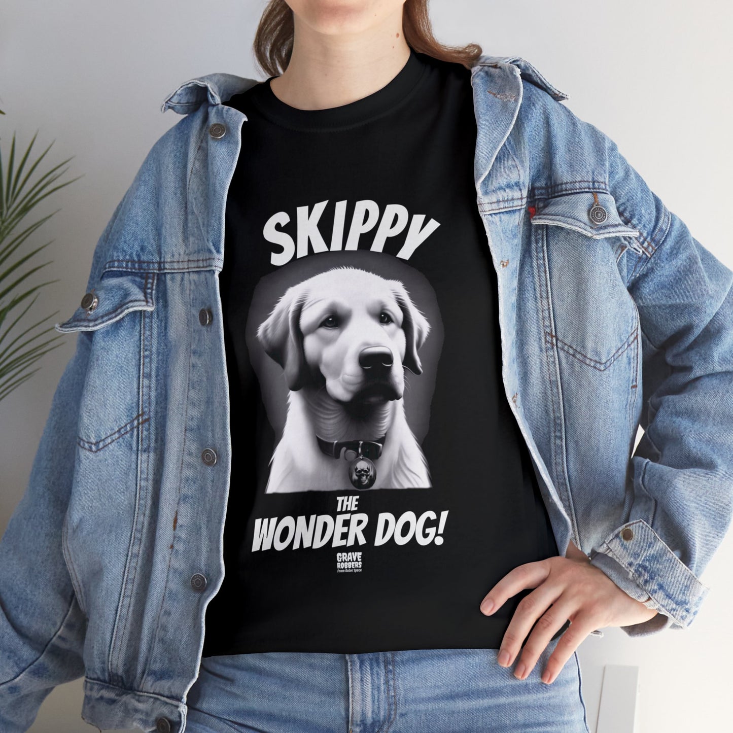 Skippy The Wonder Dog Heavy Cotton T-Shirt