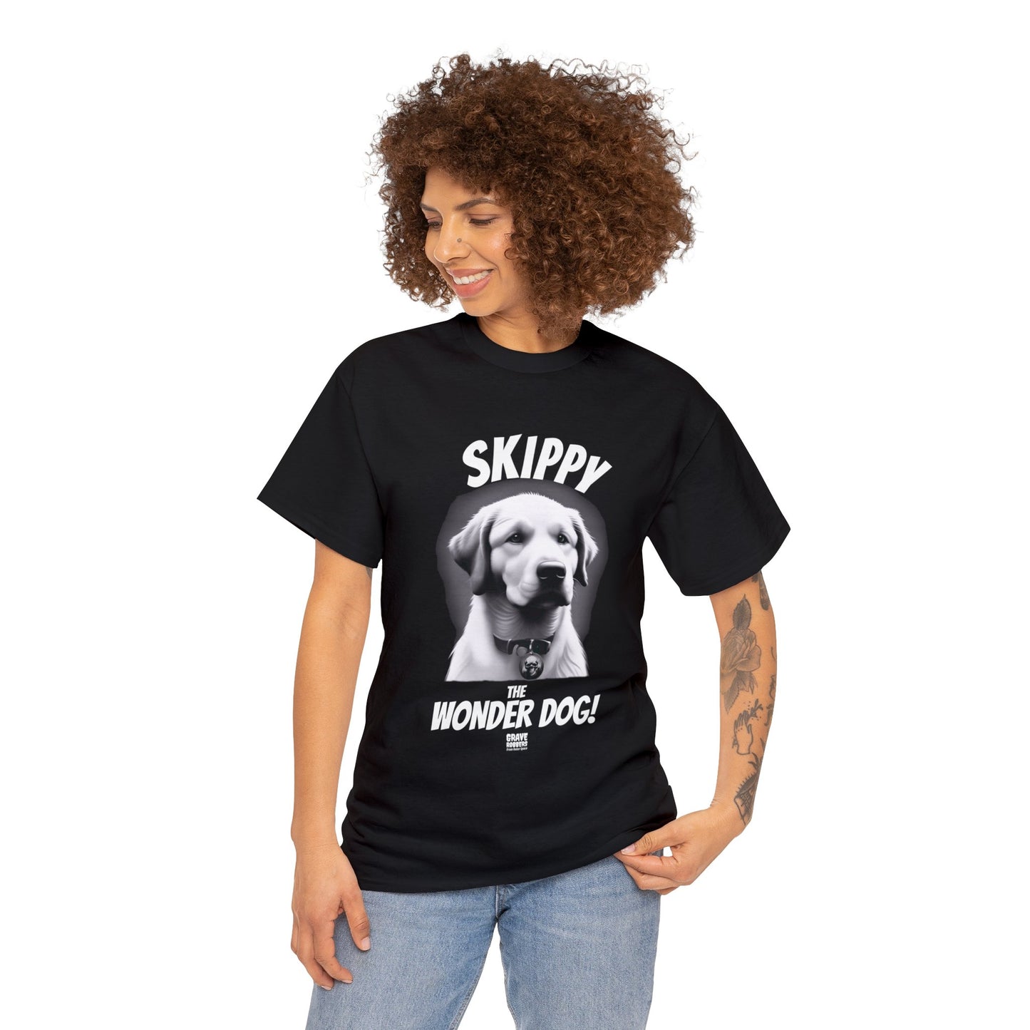 Skippy The Wonder Dog Heavy Cotton T-Shirt