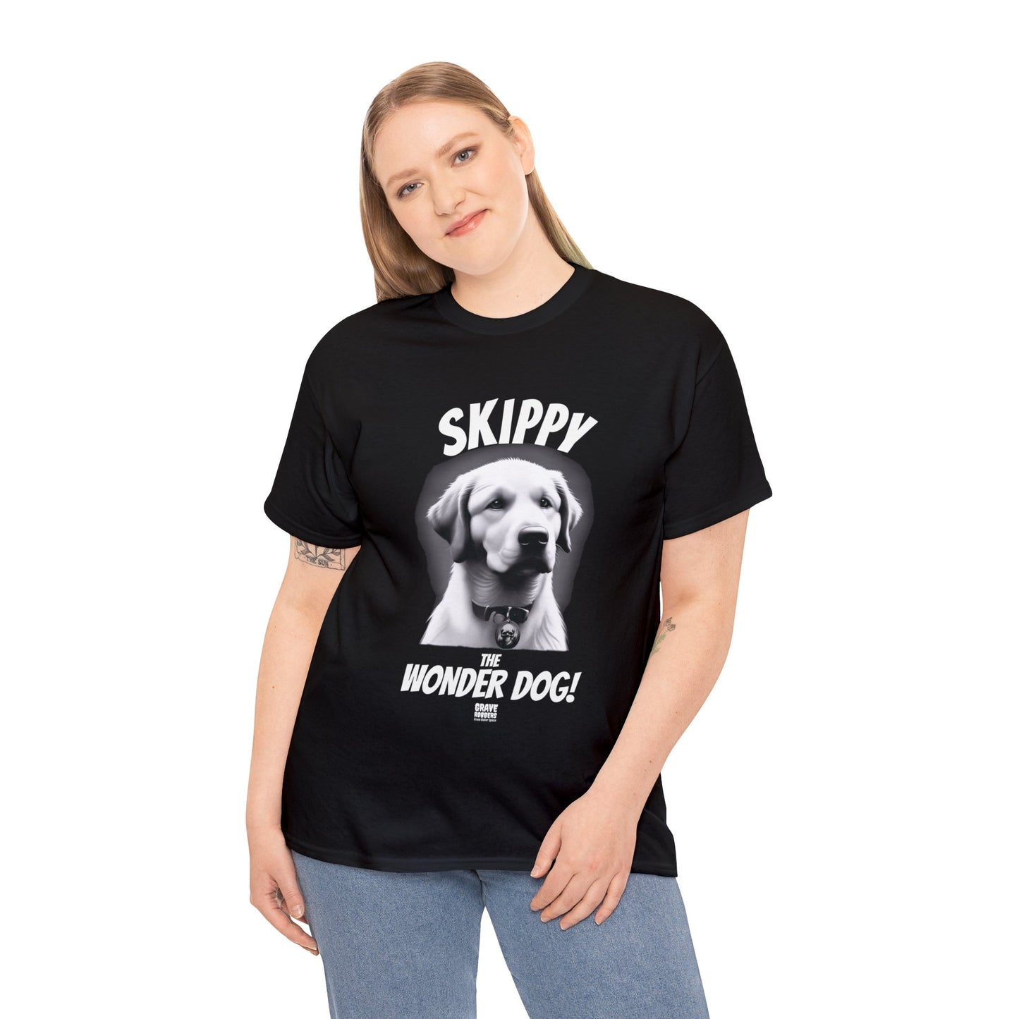 Skippy The Wonder Dog Heavy Cotton T-Shirt